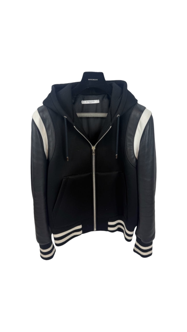 Givenchy Paris Leather Jacket Black / 52