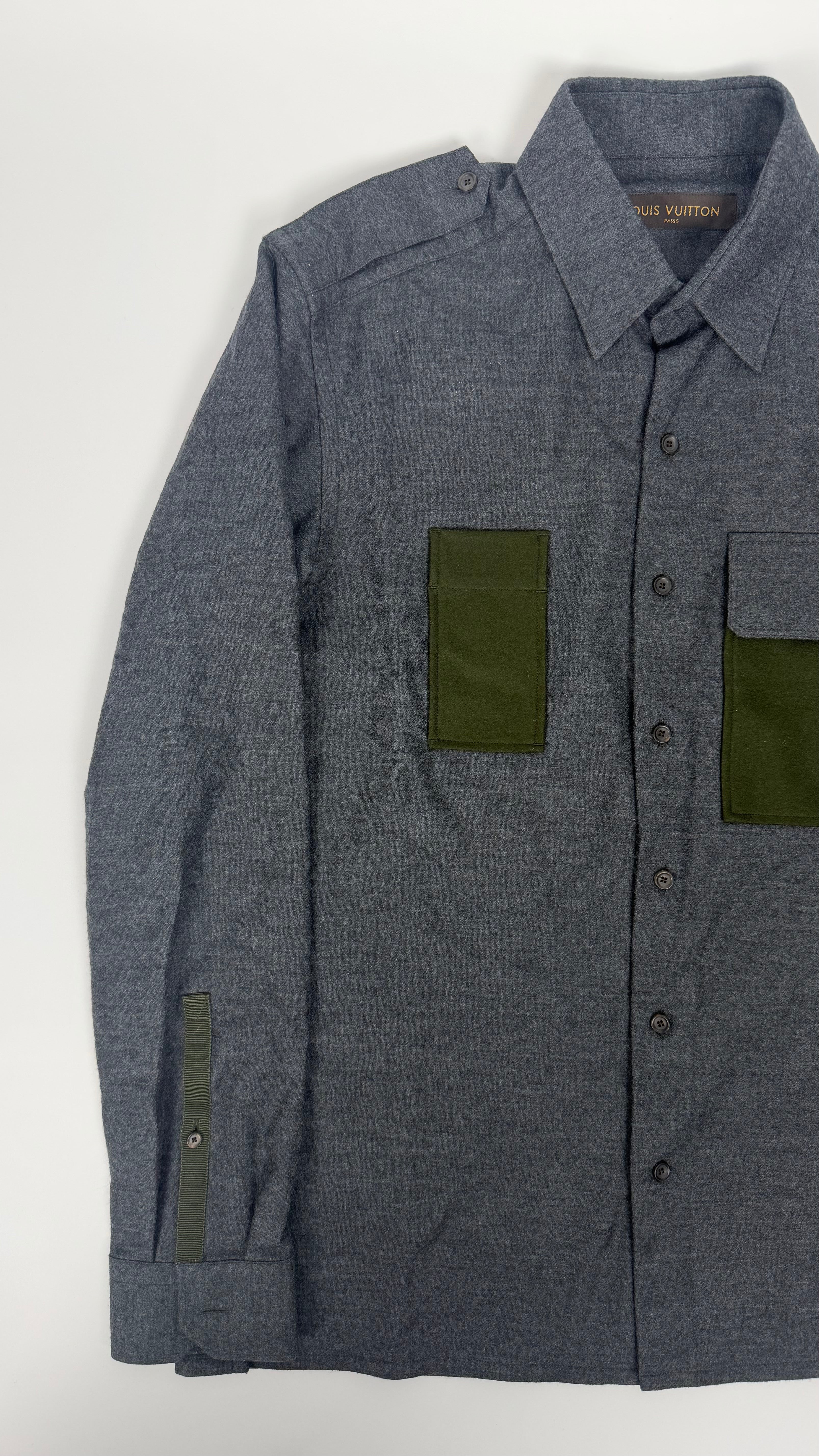 Louis Vuitton Wool Shirt Grey (M)