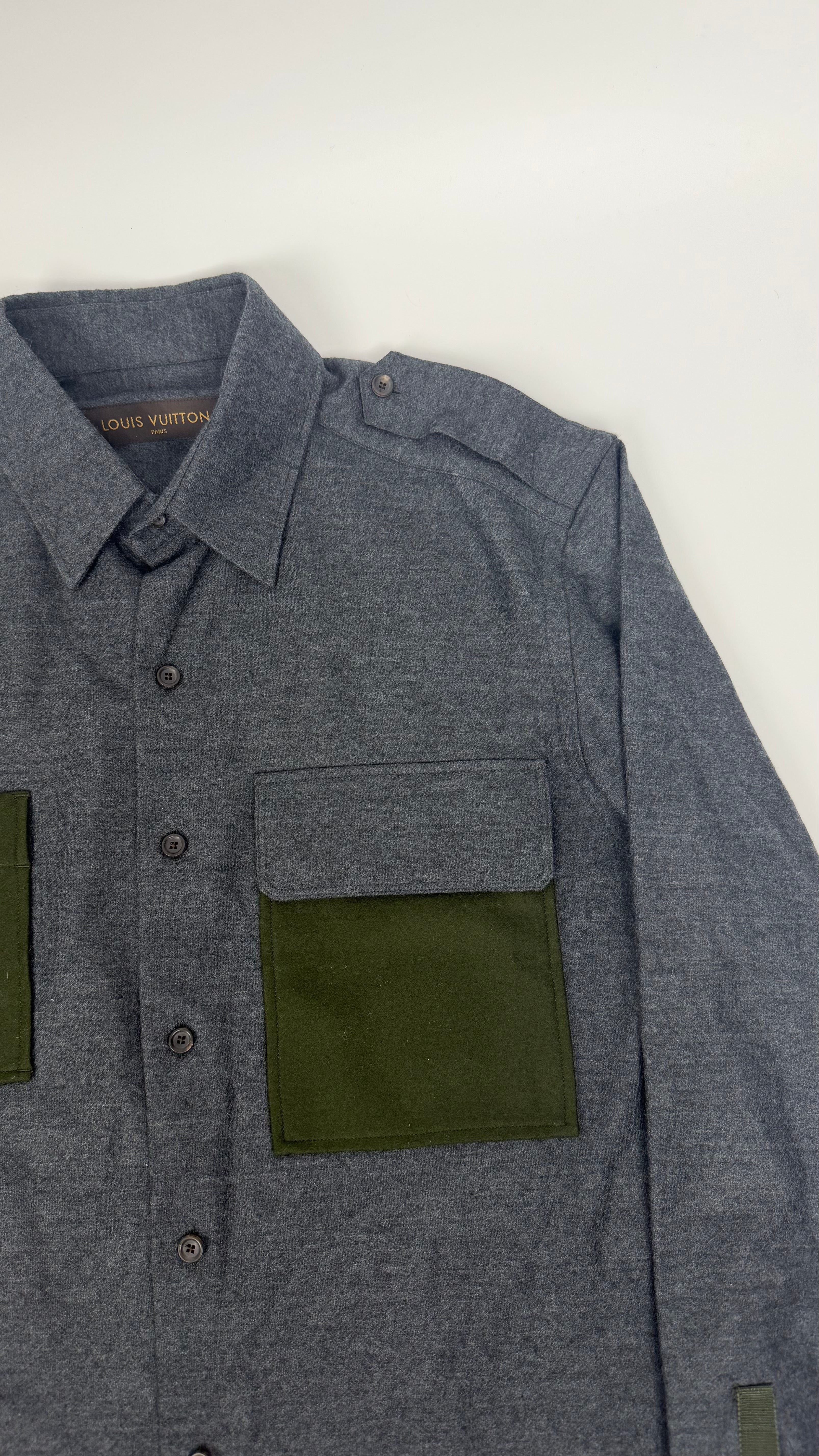 Louis Vuitton Wool Shirt Grey (M)