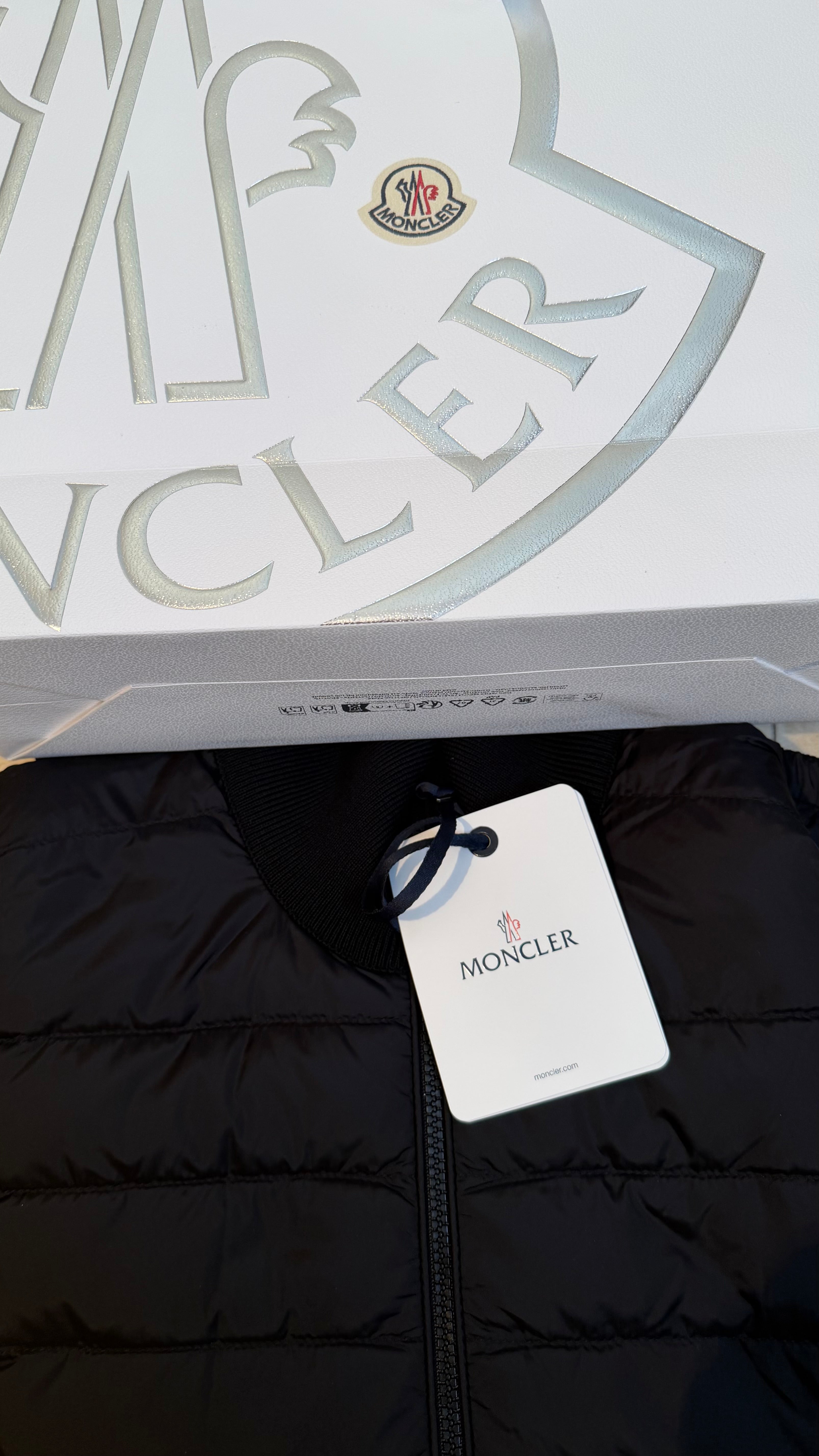 Moncler Tricot Cardigan Black