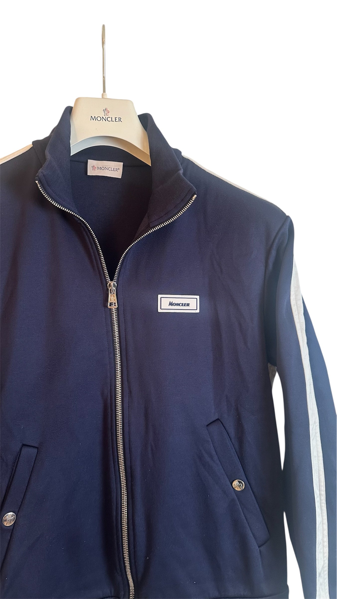 Moncler Zip Hoodie Navy