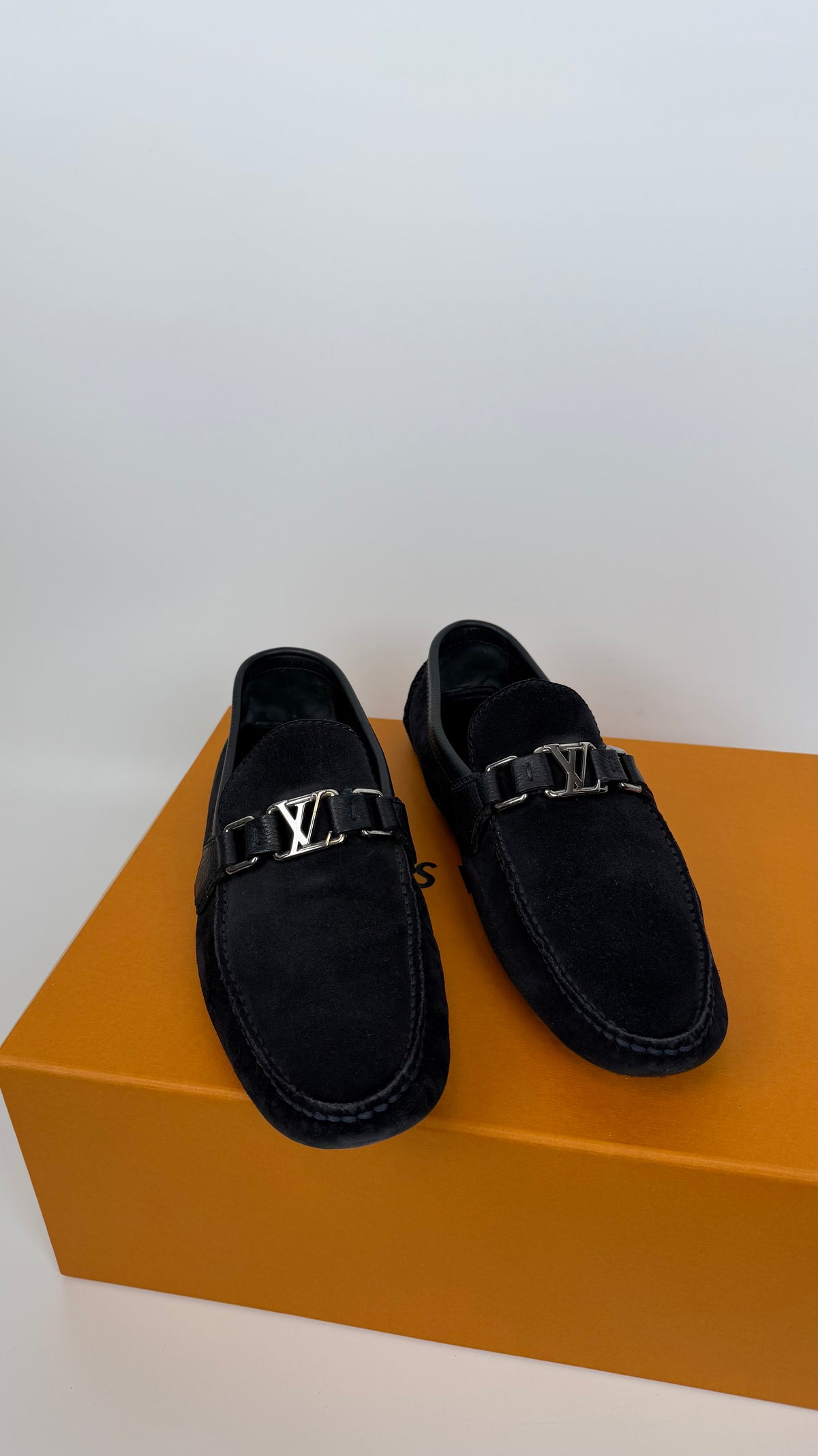 Louis Vuitton Loafers Navy Blue / 41