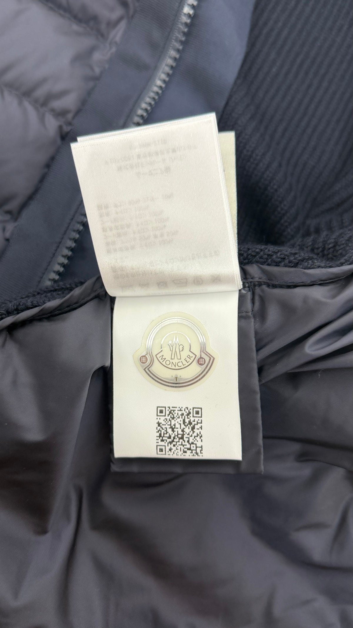 Moncler Tricot Hooded Cardigan Navy Blue / S