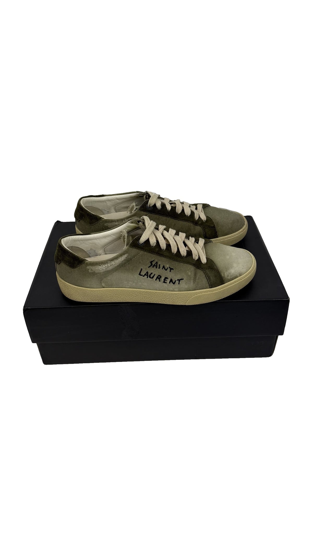 Saint Laurent Dissdressed Sneakers Khaki Green / 40