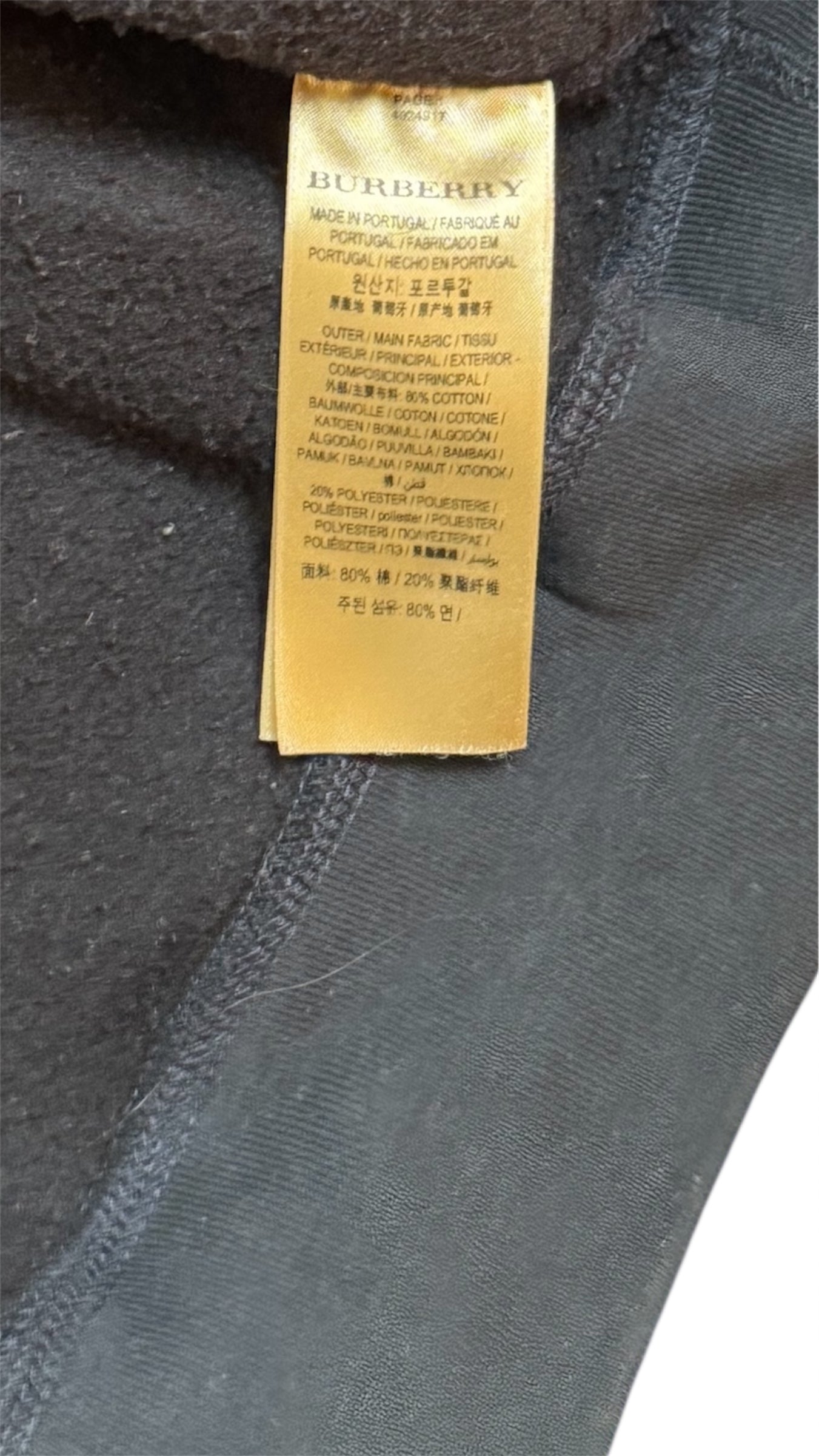 Burberry Monogram Zip Hoodie