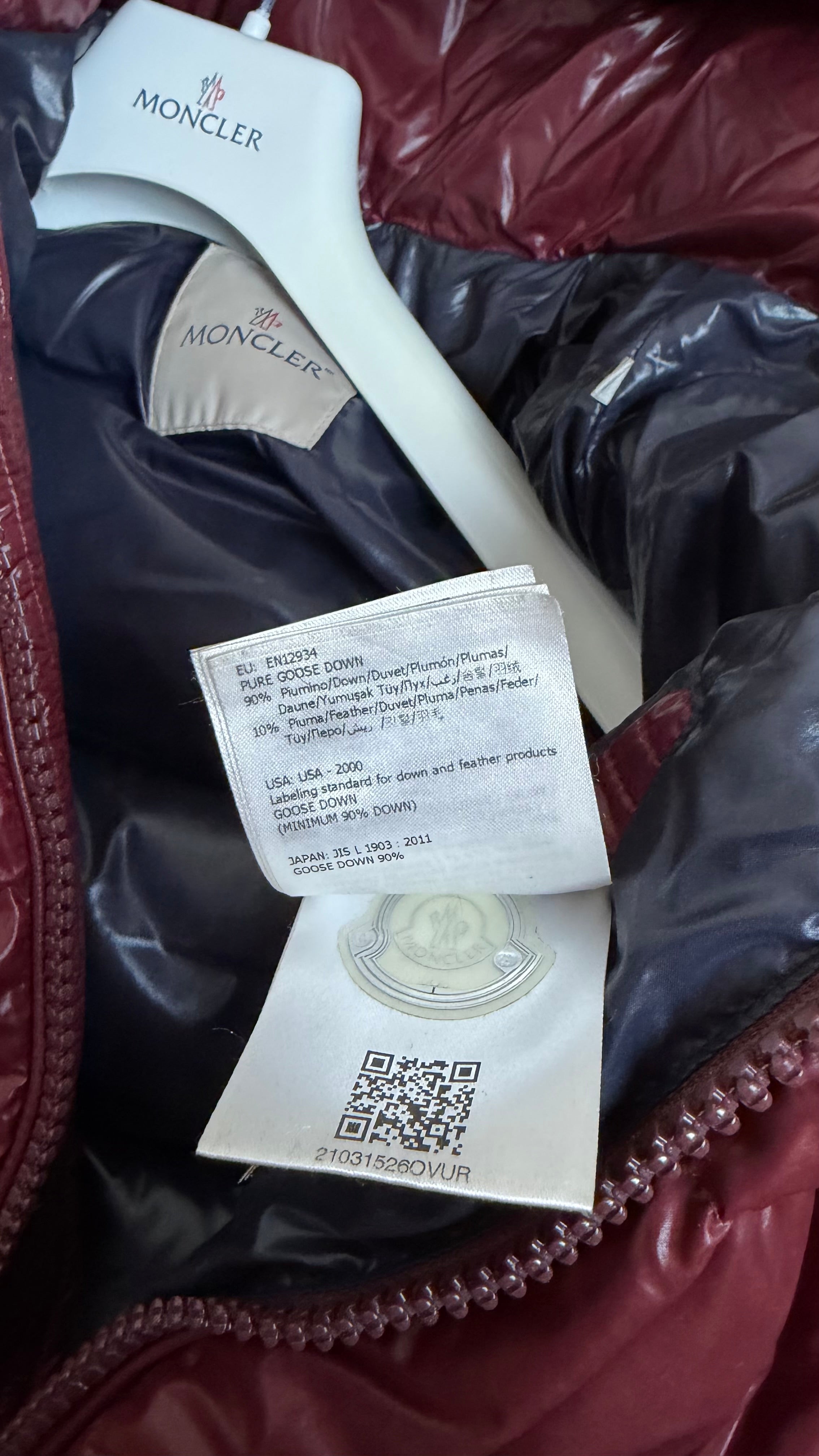 Moncler Maya Burgundy