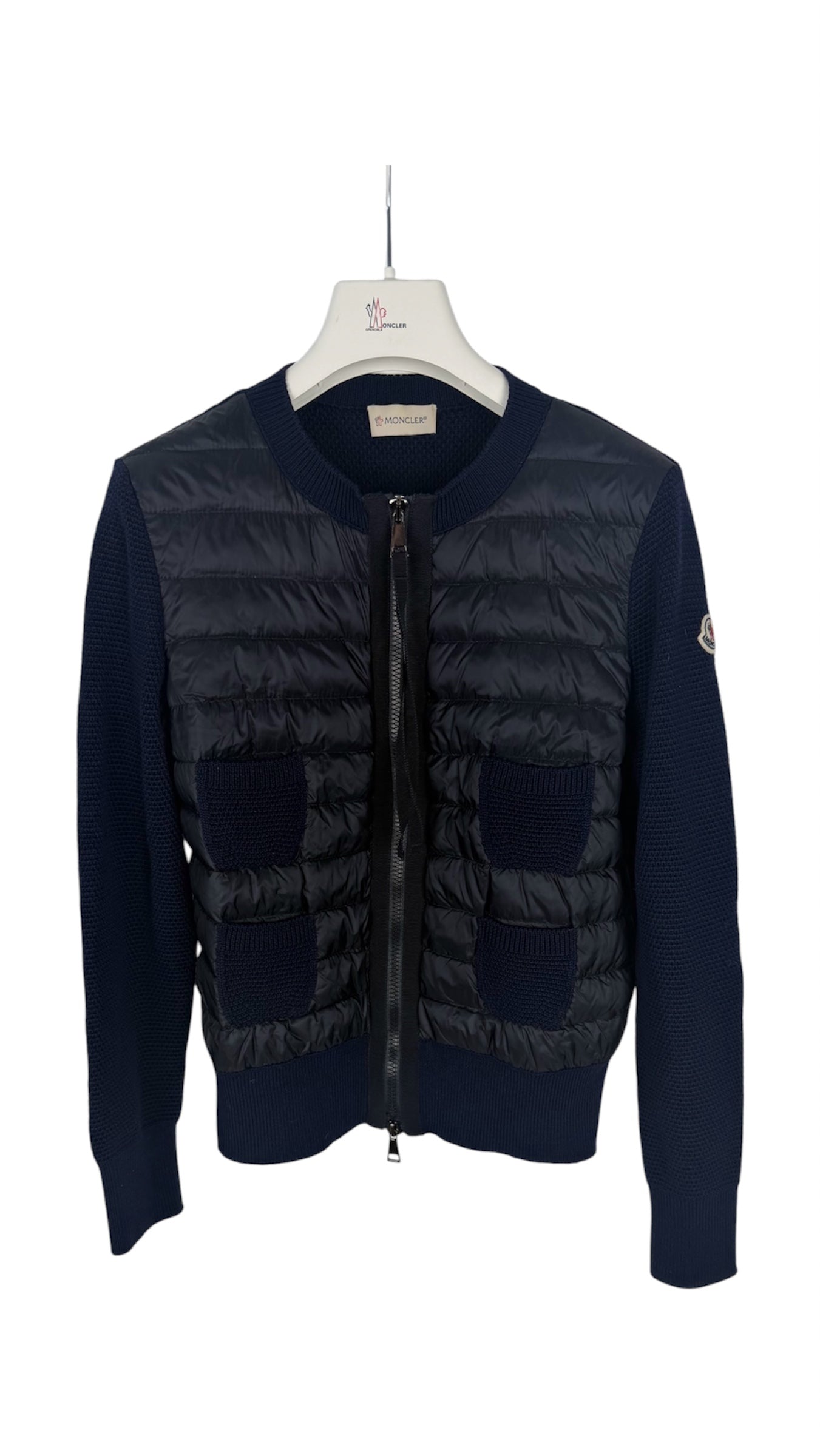 Moncler Cardigan tricot Navy (S)