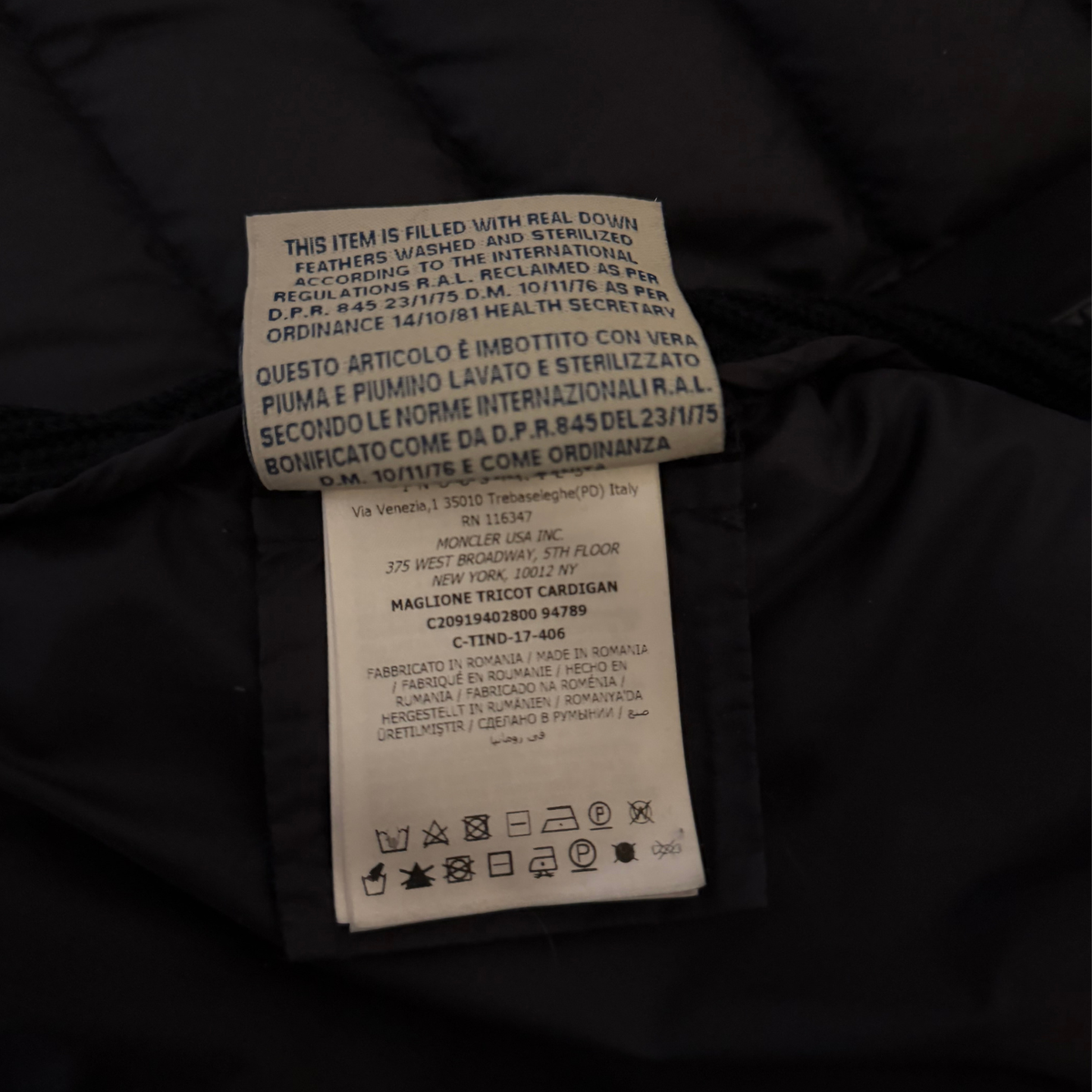 Moncler Tricot Cardigan / L