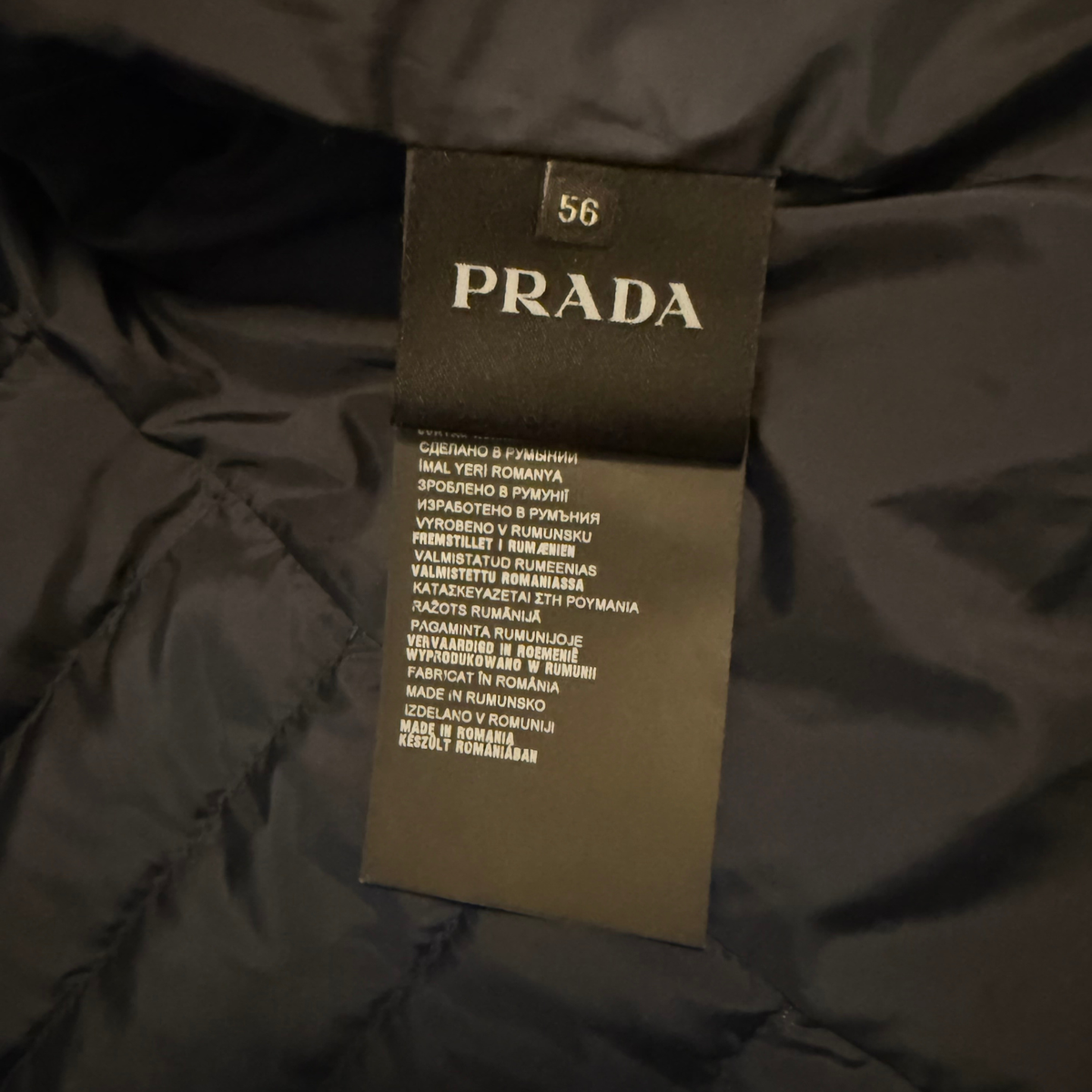 Prada Blazer Down Jacket / 56
